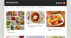 Desktop Screenshot of dietrecipesblog.com